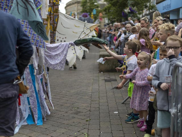 The Two Left Hands parade section