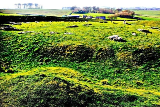 What neolithic stone circle located on moorland near Monyash is sometimes referred to as the Stonehenge of the North?