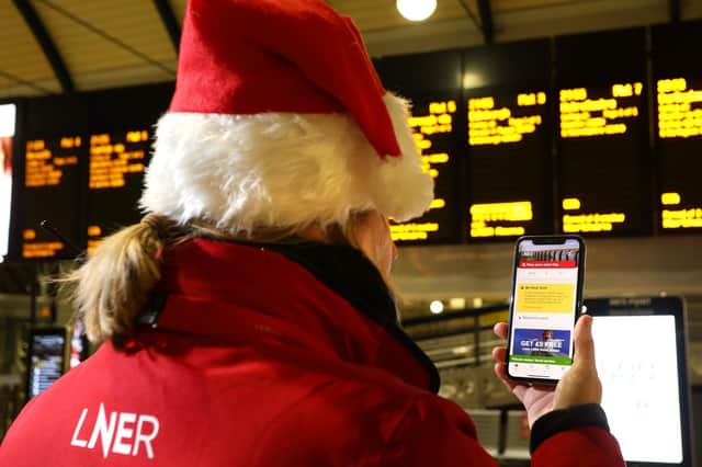 LNER festive tickets on sale (photo: Simon Williams)
