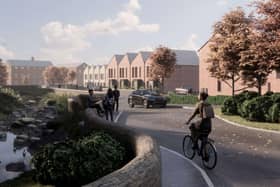 A CGI representation of the plans for Arkwood Living's Mill View Meadows development