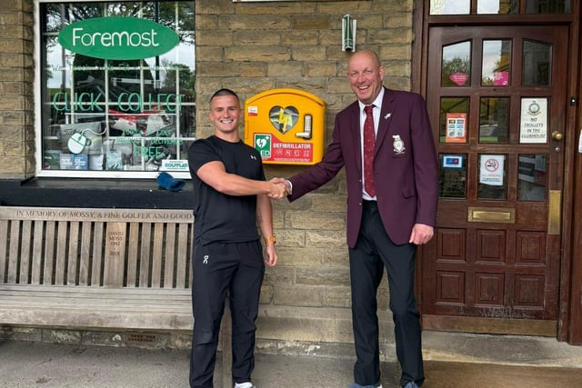 High Peak Golf Club, of 27 Town End, Fairfield, recently received a defibrillator from High Peak Comps. This donation has now inspired a new regular giveaway of defibrillators across the community.