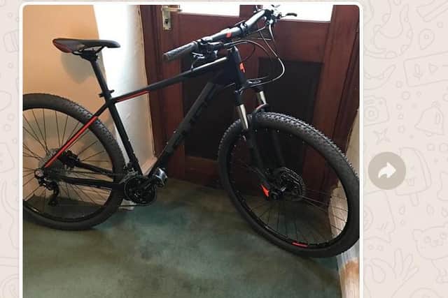The mountain bikes were taken from a property in Bamford on April 11. The Cube Attention S1 Mountain bike 2017 which is now discontinued