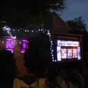 St Mary's Church has turned pink and blue to remember the babies lost during pregnancy or just after