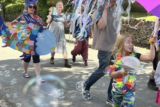 Under the sea - with more bubbles! Photo by Polly Williams