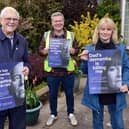 Keith Horncastle, Robert Harrison and Leigh Griffiths during dementia action week 2021