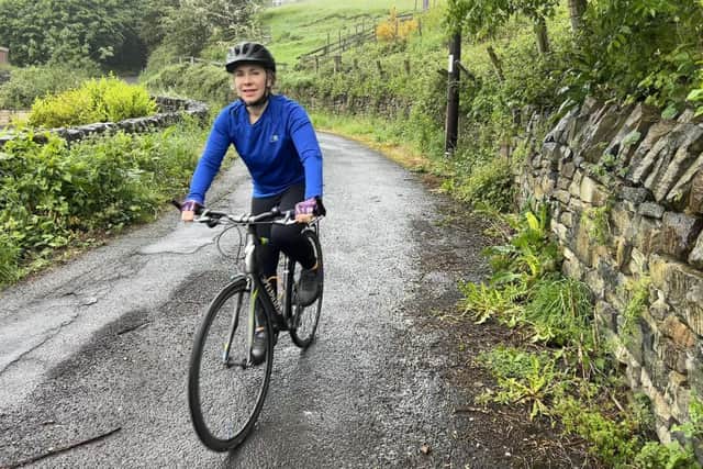 Jenny Gibson travelled light to complete the Trans Pennine Trail.