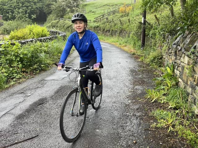 Jenny Gibson travelled light to complete the Trans Pennine Trail.