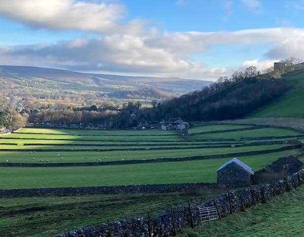 Pictured Is Derbyshire'S Peak District, Near Castleton, Which Is At The Western End Of The Hope Valley