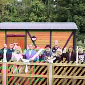A new Changing Place Toilet (CPT) and changing facility has opened at Millers Dale car park, next to