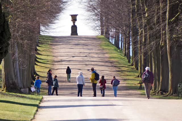 Families across Derbyshire have returned to the historic 105-acre gardens at Chatsworth, which have reopened to the public.