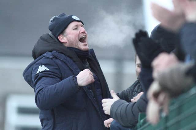 Buxton FC manager Steve Cunningham told his side off at half-time for letting their standards slip.