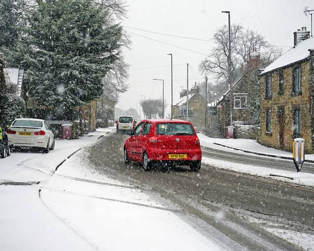 The exact time when snow and freezing temperatures are set to hit Derbyshire this week according to the Met Office.
