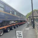 Pete Grafton, owner of Toll Bar Fish and Chips, sent us this picture of the train arriving in Stoney Middleton.