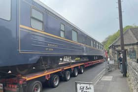 Pete Grafton, owner of Toll Bar Fish and Chips, sent us this picture of the train arriving in Stoney Middleton.