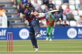 Matt Breetzke smashed 93 runs off 45 balls to ensure Derbyshire were beaten at Northants.