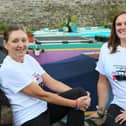 Tiffany Ives and Teresa Harding are raising money for a veterans charity. Photo Jason Chadwick