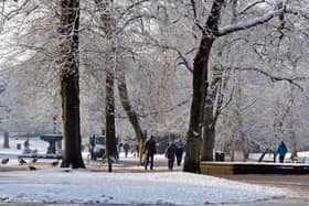 Parts of Derbyshire are set to be hit by snow this weekend