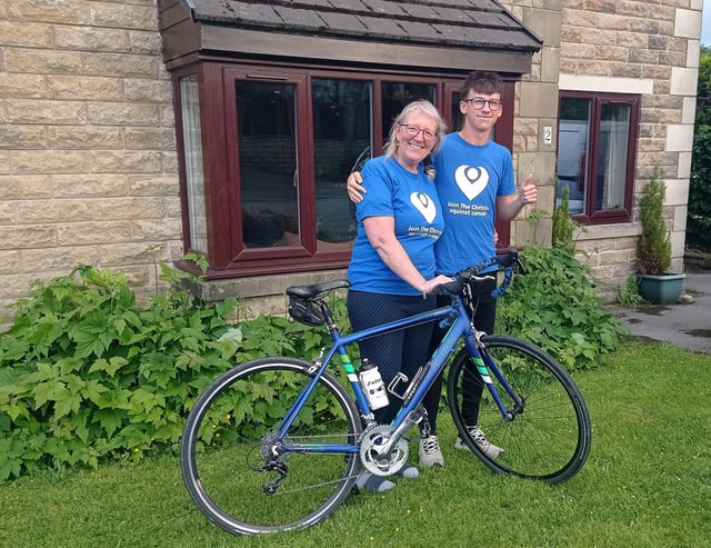 Annie Diamond and her son Ed are fundraising for new cancer centre which will ease the lives of patients in High Peak.