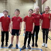 The five High Peak AC youngsters selected for Derbyshire duty.