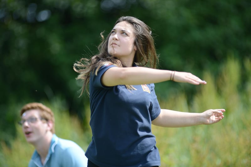Sophie Mellor sets a new record for the year nine discus.