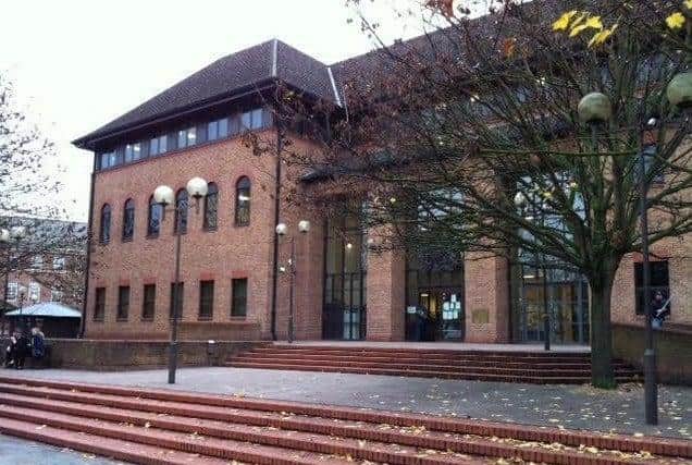 Mark Hamilton in on trial at Derby Crown Court