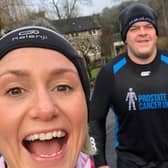 Charles Cone, with Crystal Buchanan, is running 5km every day to support a family battling cancer.