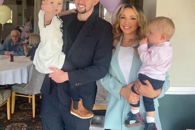 Sophie and husband Mark experienced much heartache before Grace and Albie joined the family.