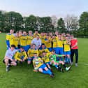Pictured are Chapel Town FC, who will now play CMA Premier Division Wirksworth Ivanhoe in the Derbyshire Divisional Cup North Final.