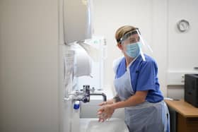 Staff sickness levels fell at Derbyshire Healthcare at the start of the pandemic, in contrast to many other areas in the UK. Photo: Daniel Leal-Olivas/AFP/Getty Images