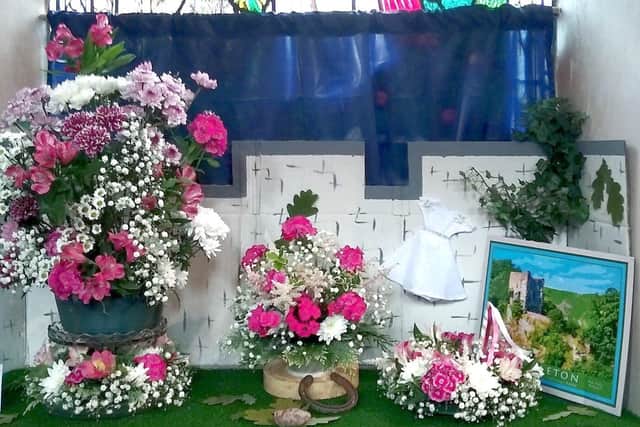 Castleton Garland ceremony depicted in Flowers