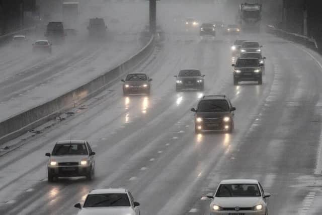 The Met Office has warned that showers, including hail and sleet, and temperatures close to zero, may lead to a few icy surfaces developing.