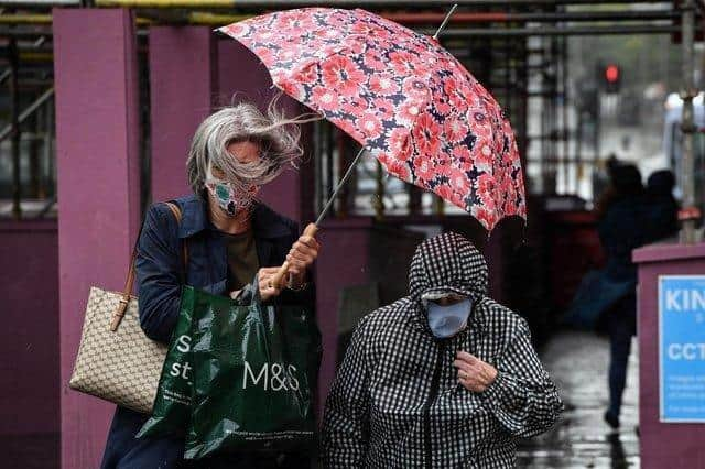 Storm Eunice is set to hit Derbyshire today. (Photo by ANDY BUCHANAN/AFP via Getty Images)