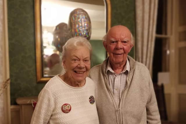 June and Alan Ayling celebrate 70 years of marriage on April 3