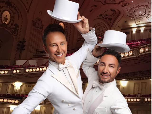 Ian Waite and Vincent Simone in The Ballroom Boys: Act 2.