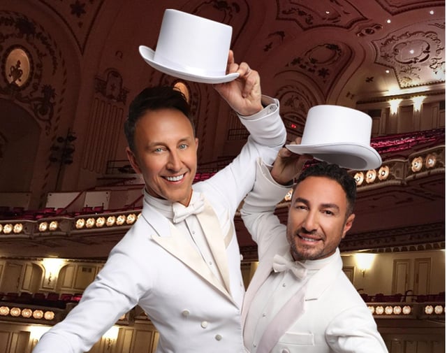 Ian Waite and Vincent Simone in The Ballroom Boys: Act 2.