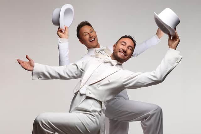 Ian Waite and Vincent Simone will tip their hats to Hollywood classics and Broadway musicals in their latest show The Ballroom Boys: Act Two.