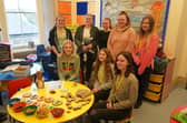 Some of the students with their green thinking ideas and projects which helped BLC to bag joint first in the prestigious Green Gown Awards