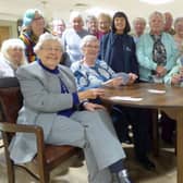 Vivienne Staley and Maureen Edge with their whist drive regulars and RDA volunteer Janette Sykes.