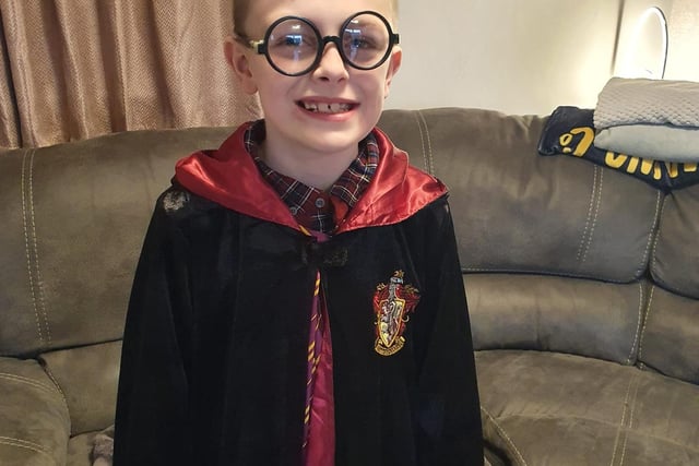 Jade Meredith posts: "Charlie as Harry Potter."
