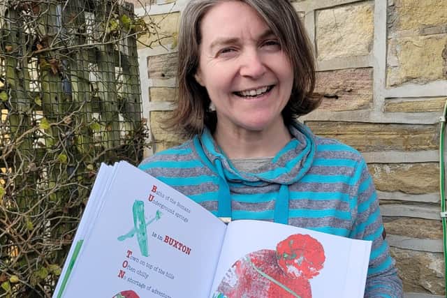 Sophie Mackreth, from High Peak Community Arts, with the new High Peak  A, B, C book which is out now. Pic submitted