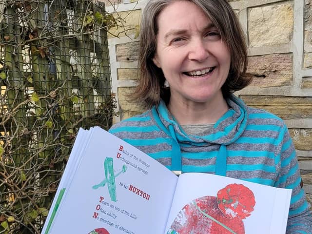 Sophie Mackreth, from High Peak Community Arts, with the new High Peak  A, B, C book which is out now. Pic submitted