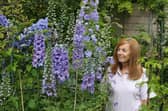 Buxton Garden Trail coordinator Jo Holdway in her own garden. Photo Jason Chadwick