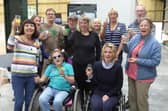 Toasting Niamh's success in Buxton.