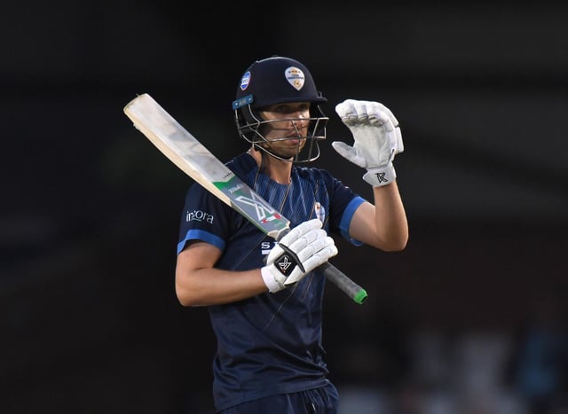 Derbyshire Falcons were well placed at 60/0 before collapsing against the spinners. (Photo by Tony Marshall/Getty Images)