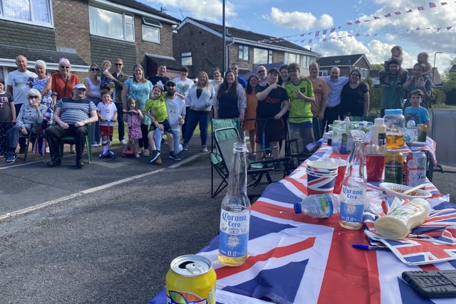 Residents on Hollin Drive, Chapel-en-le-Frith enjoyed a fantastic afternoon on Sunday May, 7 to commemorate the King's Coronation.  Pic Rebecca Mellor