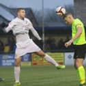 Jason Gilchrist - goalscorer on Saturday then injured on Monday.