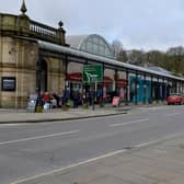 Buxton's rapidly-emptying town centre during the previous week