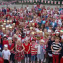 Burbage children celebrate the Queen's diamond jubilee in 2012.