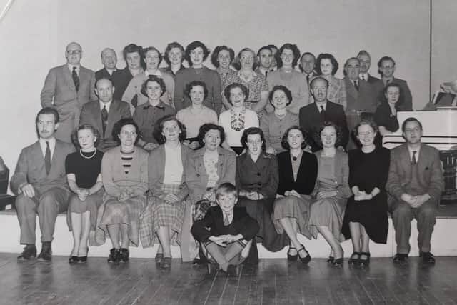The Buxton Opera Group, including Leonard, front row left, and Margaret, third from right on the front row. (Photo: Contributed)