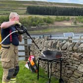Firefighters called on residents and visitors to help avoid a potential wildfire.